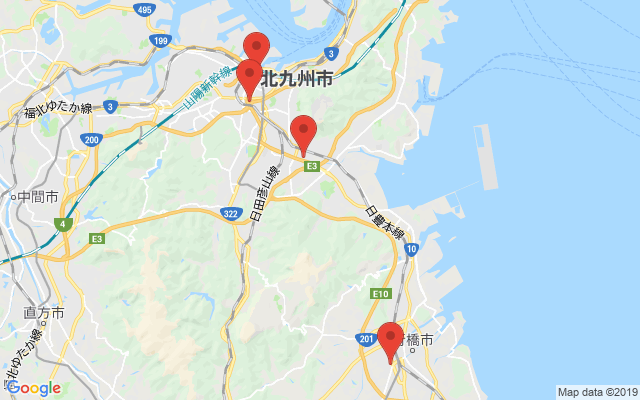 行橋の保険相談窓口のマップ